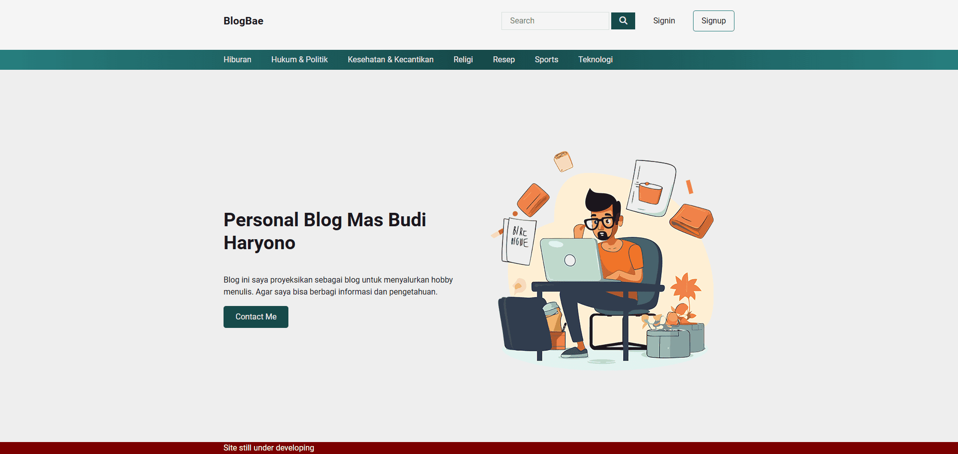 Blogbae Tema WordPress Gratis Untuk Personal Blog