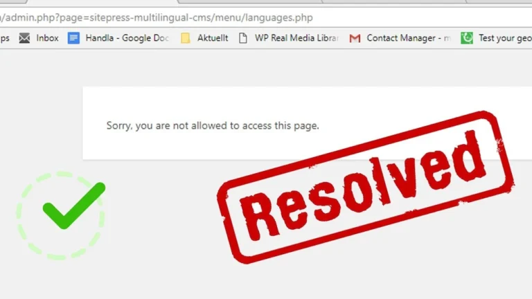 Cara Atasi Error “Sorry, You Are Not Allowed to Access This Page” di WordPress (Pasca Migrasi, Restore, & Update)