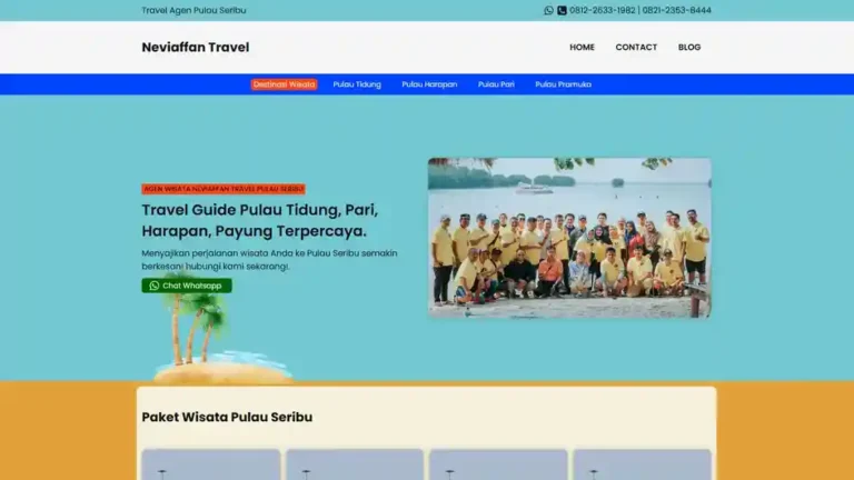 Jasa Buat Tema WordPress Untuk Situs Wisata