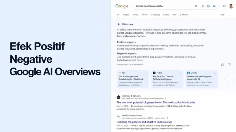 Google AI Overviews: Efek Positif dan Negatif bagi Website