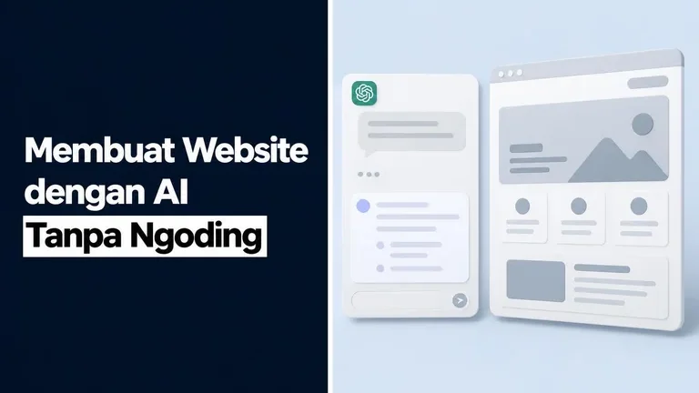 Membuat Website dengan AI Tanpa Ngoding: Panduan Pemula