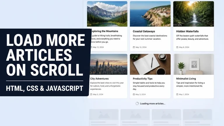 Cara Membuat Postingan Blog Muncul Terus Saat Scroll ke Bawah