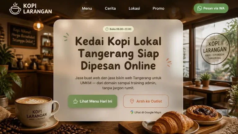 Desain Website UMKM F&B