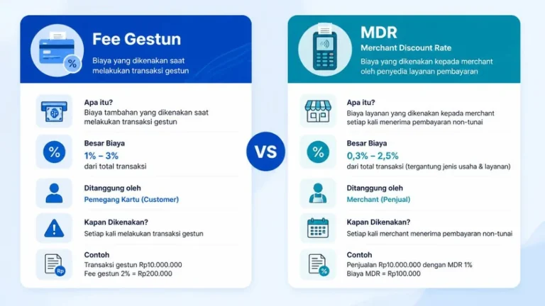 perbedaan fee gestun dan MDR merchant discount rate acquirer perbedaan fee gestun dan MDR merchant discount rate acquirer