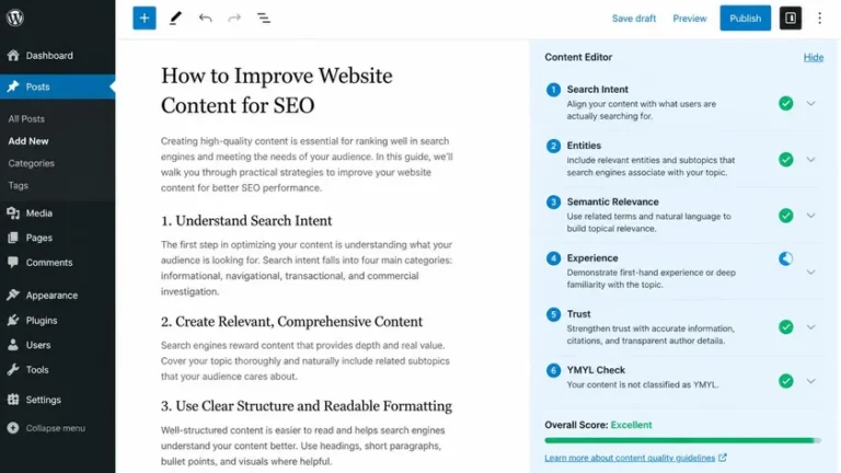 E-E-A-T YMYL semantic relevance checklist penulisan artikel SEO WordPress E-E-A-T YMYL semantic relevance checklist penulisan artikel SEO WordPress
