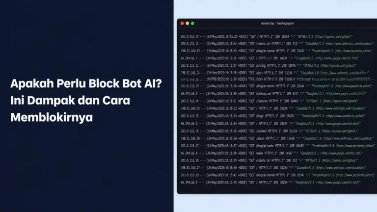 Haruskah Block Bot AI: Perlu atau Tidak? Ini Dampak dan Caranya