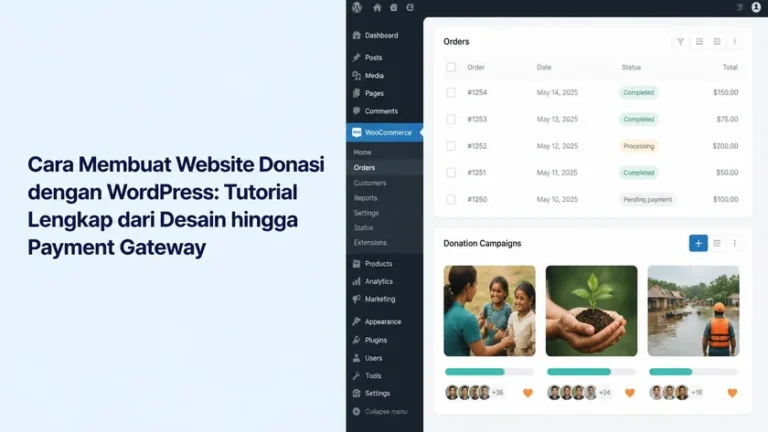 Cara Membuat Website Donasi dengan WordPress: Tutorial Lengkap dari Desain hingga Payment Gateway