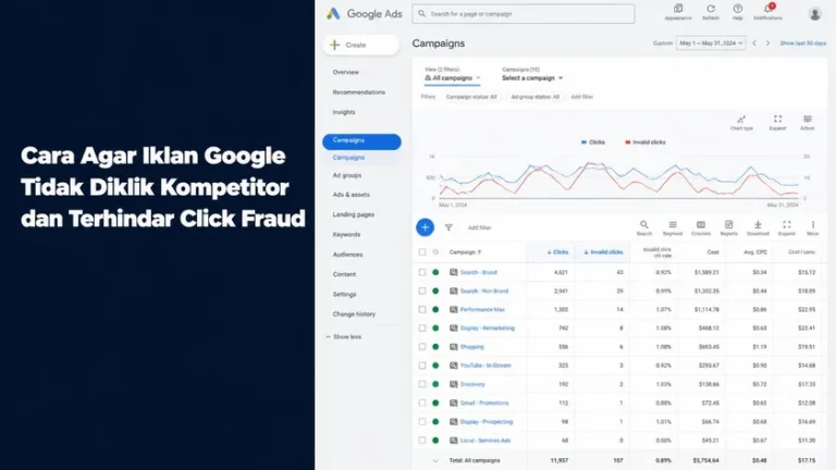 Agar Iklan Google Tidak Di Klik Kompetitor: Click Fraud