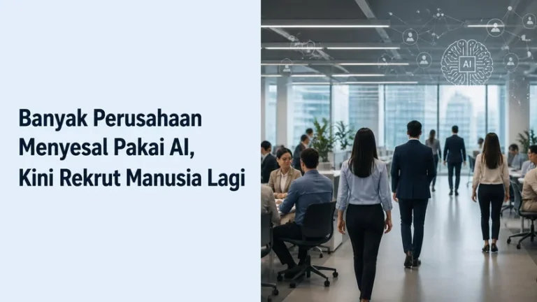 Perusahaan Pakai AI: Banyak Menyesal dan Rekrut Karyawan Lagi?