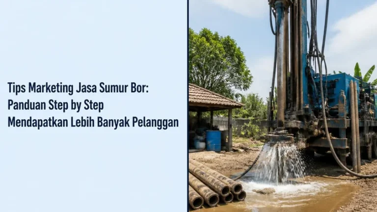 Tips Marketing Jasa Sumur Bor Panduan Mendapat Pelanggan