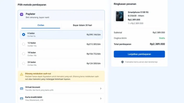 gestun paylater dilarang provider SPayLater dan GoPayLater untuk merchant