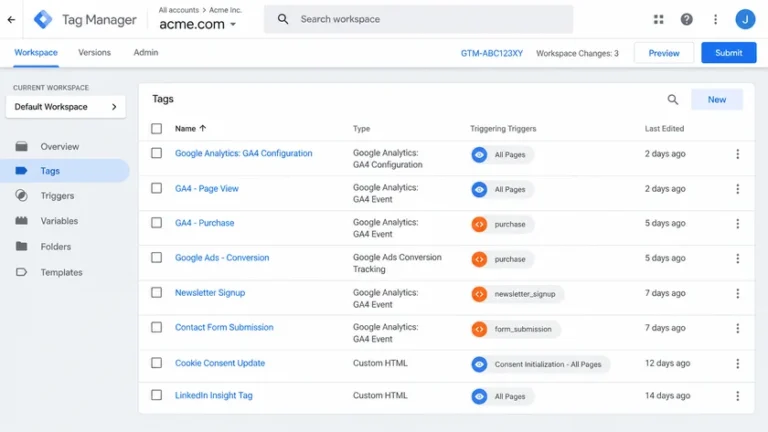 tampilan Google Tag Manager tag GA4 untuk filter bot tampilan Google Tag Manager tag GA4 untuk filter bot