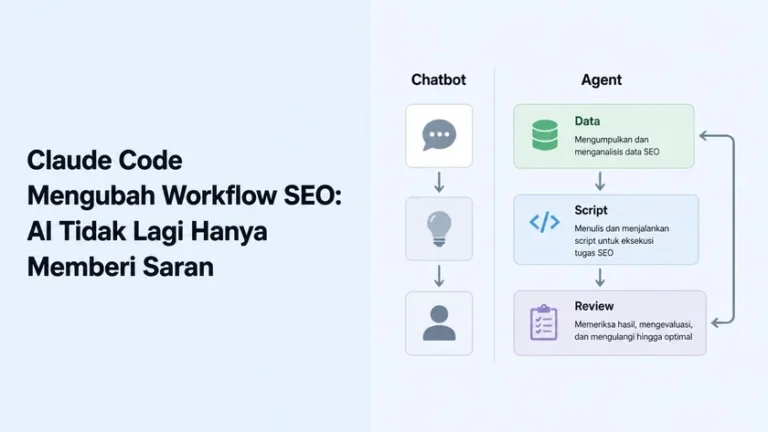 Claude Code SEO workflow agentik dibanding chatbot AI untuk pekerjaan SEO Claude Code SEO workflow agentik dibanding chatbot AI untuk pekerjaan SEO
