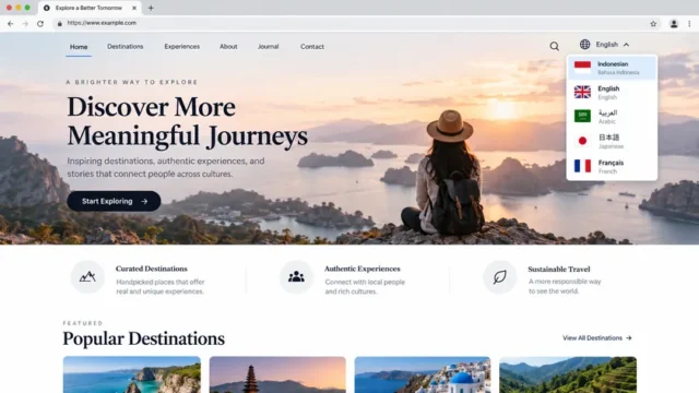cara membuat website multibahasa
