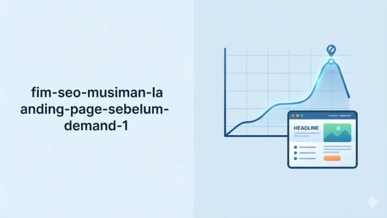 SEO Musiman: Siapkan Landing Page Sebelum Permintaan Naik