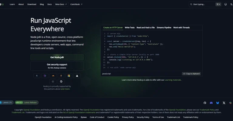 Node.js Rilis 26.12.1, 24.22.1, dan 22.23.4 untuk Menambal Celah Keamanan