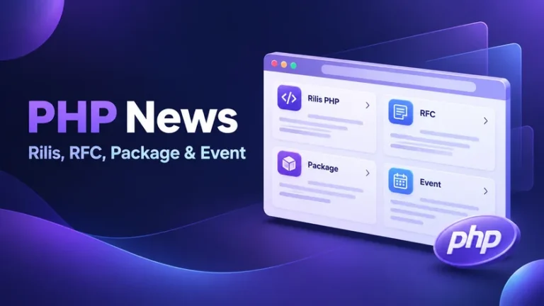 PHP News Diluncurkan untuk Mengikuti Rilis PHP, RFC, Package, dan Event