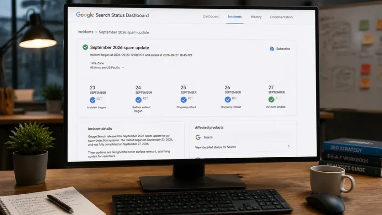 Google: Rollout Spam Update September 2026 Resmi Selesai