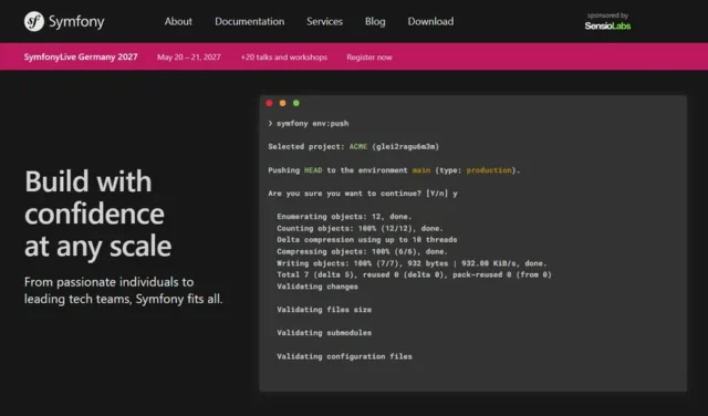 fitur Symfony 8.2