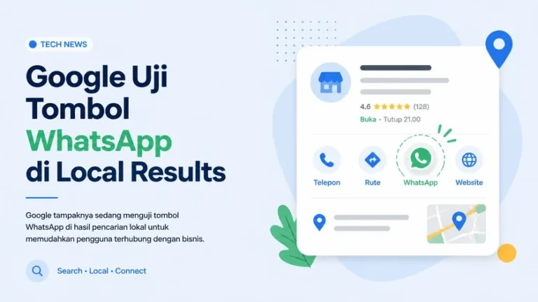 Google Uji Tombol WhatsApp Baru di Local Results