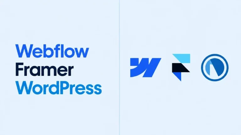 Webflow, Framer, atau WordPress untuk Website Klien: Kapan Pilih yang Mana?
